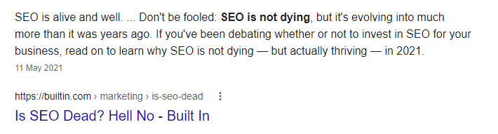Is SEO Dead?