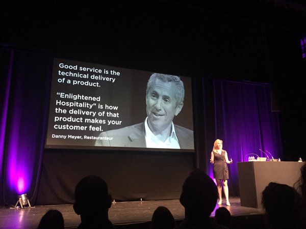 Melissa Perri talking at UX London 2016