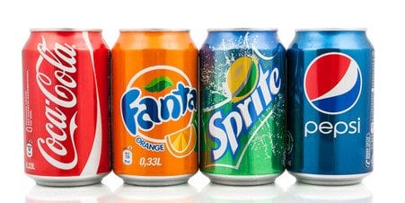 Can of drinks