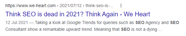 Think SEO is Dead?