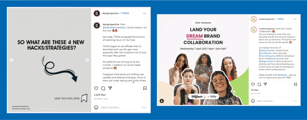 Social Strategy Post Examples